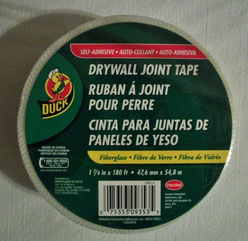 Duck Draywall Joint Tape 1 7/8 in. X 180 ft. Fiberglass Self Adhesive (Hankel)