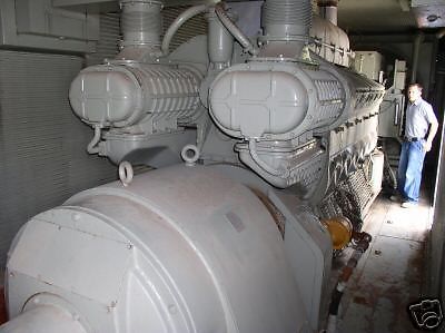 750 kw gm generator; v-12 detriot diesel; low hours for sale