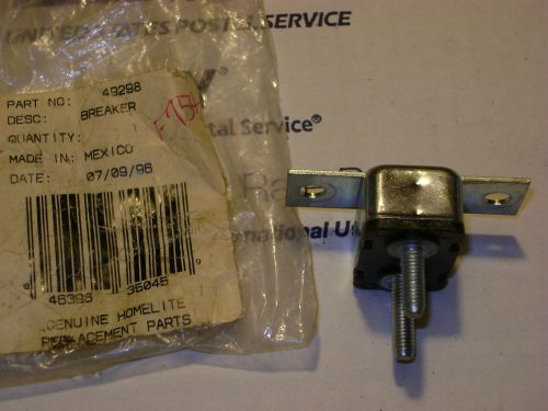 Homelite generator parts 12 volt circuit breaker 49298 for sale