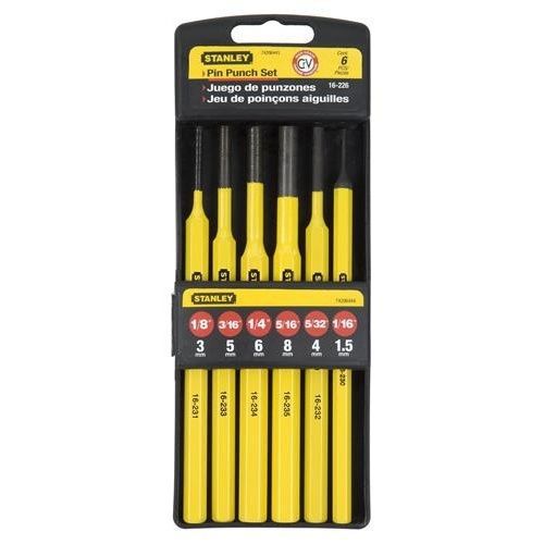 Stanley pin punch kit - 6 piece set, 16-226 for sale