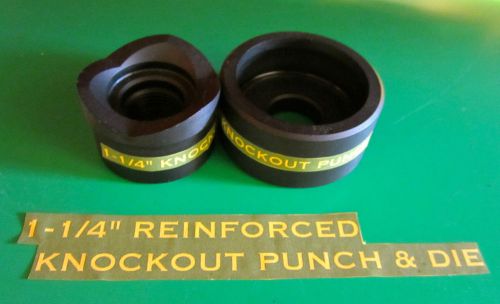 GREENLEE STYLE KNOCKOUT  1-1/4&#034;  PUNCH AND DIE ,L@@K , BRAND NEW , FREE SHIPPING