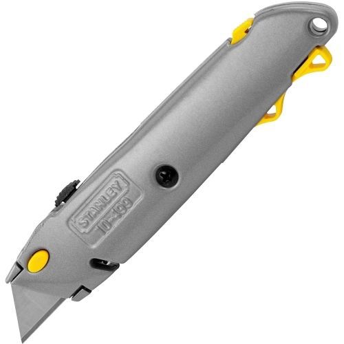 Stanley-bostitch quick change retractable utility knife - 3x blade - 6&#034;l- blk for sale
