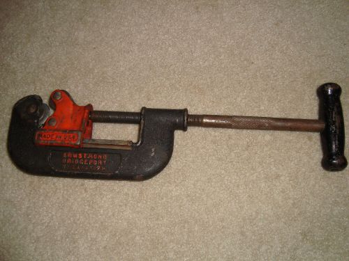 Vintage armstrong bridgeport no 2a pipe cutter 1/8&#034;-2&#034; for sale