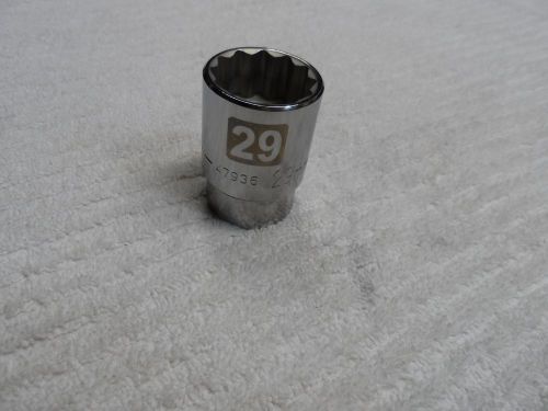 Craftsman 3/4 Drive Metric MM Socket, 12 pt, USA, 29mm - Part # 47936