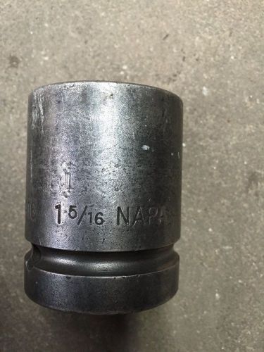 Napa impact socket 1&#034; drive 1 5/16&#034; 6 point for sale