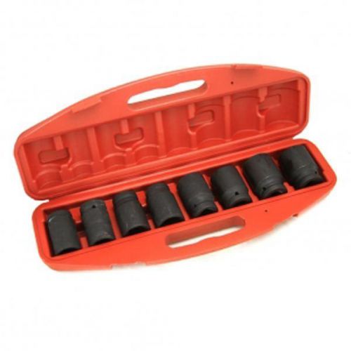 9 pc 3/4&#034; dr mm metric shallow impact socket set 26mm-38mm tools wrench mechanic for sale