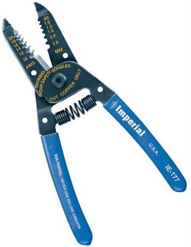 Stride tool imperial ie-177 awg &amp; metric electrical wire stripper made in usa for sale
