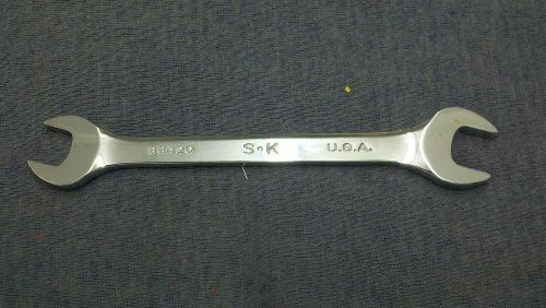 NEW SK Superkrome 86420 Double Open End Wrench 5/8 X 11/16