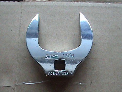 Snap on tools 3/8 drive 1 11/16 crows foot open end wrench no.fc54a for sale