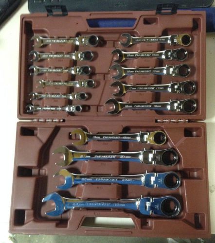 Paramount 13 pc Spline Combination Reversable Wrench Set- 13mm-24mm