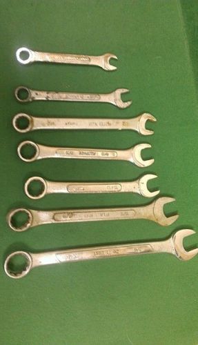 1 Lot of Wrenches - 3/8 to 3/4