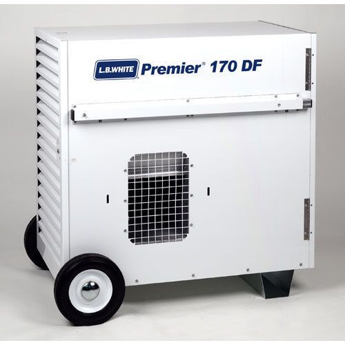 Lb white premier 170-df lp/ng dual fuel tent heater 170,000 btu - brand new for sale