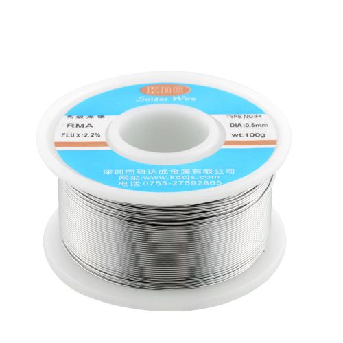 1 Roll Reel 60/40 100g 0.5mm Slim Tin Lead Core Wire Solder for Electrical