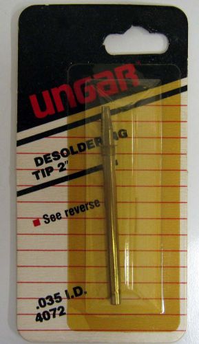Ungar 4072 Desoldering Tiplet 2&#034; 4088AS Pencil Tip 4088