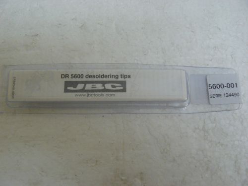 NEW JBC 5600-001 DESOLDERING TIP FOR DR 5600