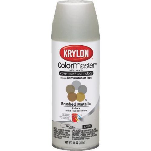 ColorMaster Brushed Metallic Spray Paint-BRUSH NICKEL SPRAY PAINT