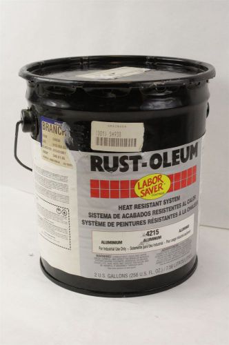 2 gallon rust-oleum heat resistant system industrial use aluminum 4215 for sale