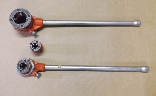 Ridgid 12r and 11r ratchet head on handel with dies for sale