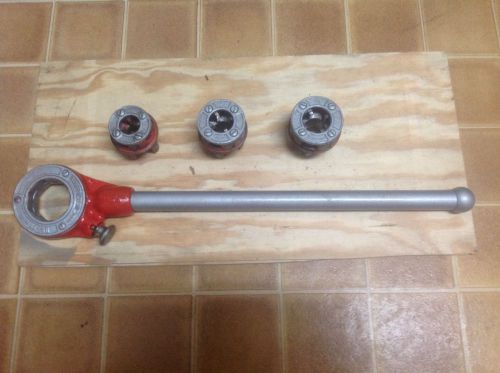 Ridgid 11r ratchet with 3 die heads for sale
