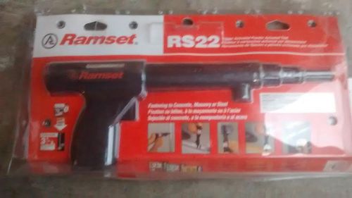 RAMSET RS 22 22 CALIBER LV SINGLESHOT POWDER ACUATED TOOL