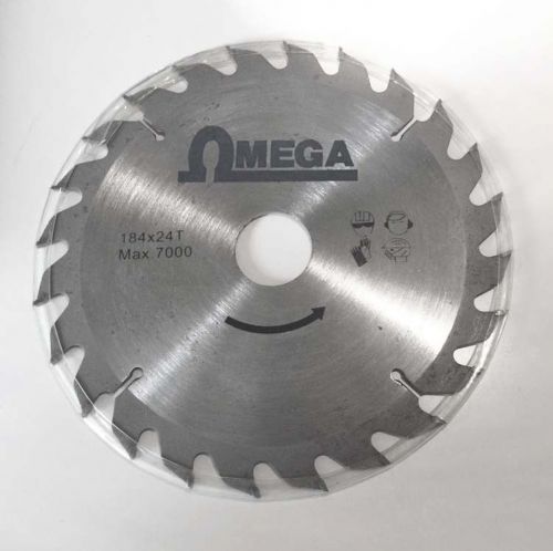 Amega 184mm tct circular saw blade  184 x 30 24t . for sale