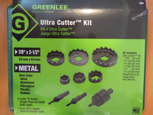 Greenlee 930 Ultra Cutter Kit - Brand New!