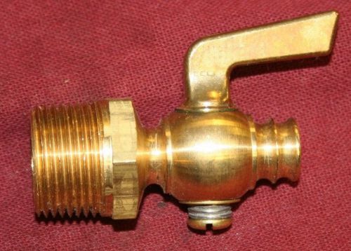 3/4 NPT Brass Drain Pet Cock for Hit &amp; Miss Gas Engines Maytag