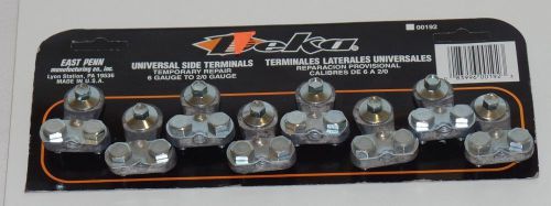 8Pcs Universal Side Terminal Battery Terminal Auto Boat Truck RV Mobile USA MADE