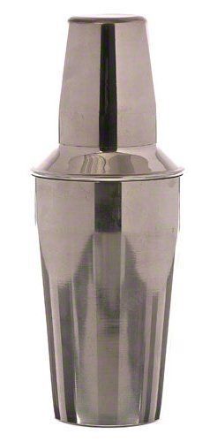 New update international bsh-3pm stainless steel 3-piece bar shaker  16-ounce for sale