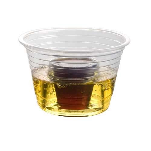 500 CLEAR DISPOSABLE JAGER BOMB SHOT SHOOTER CUPS GLASS 2 PART  CUP