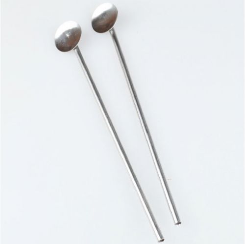 Stainless steel stirring rod straw refined spoons tableware bar tools for sale