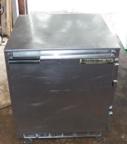 BEVERAGE AIR UCR-27 Beer Cooler Refrigerator SS Undercounter