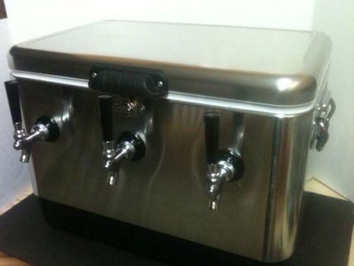 Draft keg beer triple stainless steel jockey box cooler for sale