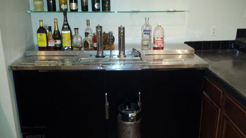 DD50 Beverage Air Kegerator 4 Door 2-Keg Cooler with Margarita dispenser- Black