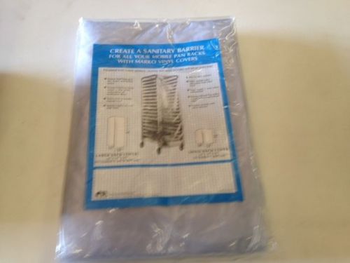 Bakery rolling sheet mobile pan rack Clear plastic cover Large 22x31x61&#034; (NEW)