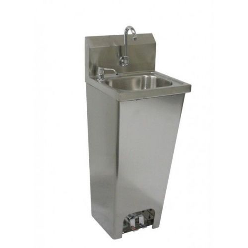Foot Operated Valve Hand Sink 16&#034; x 15&#034; W/ Faucet ETL