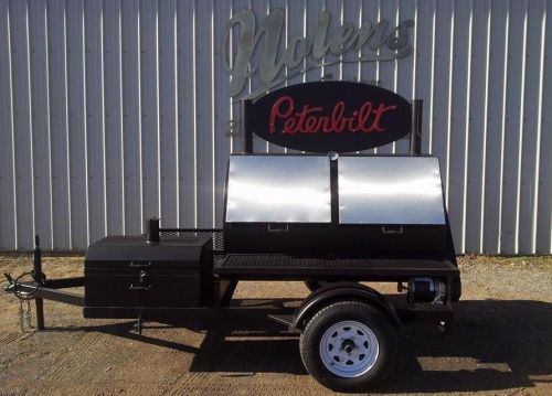 New 36x60 commercial bbq cooker rotisserie smoker grill on trailer for sale