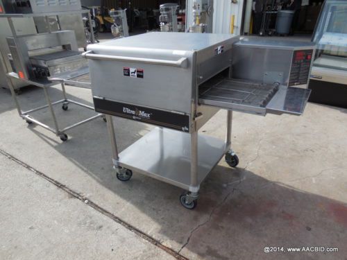 STAR HOLMAN PROPANE CONVEYOR PIZZA OVEN MEXICAN FOOD UM1854 ON CASTERS