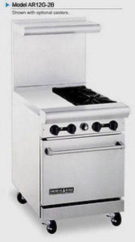 American range ar12g-2b  commercial griddle/burner oven range new warranty for sale
