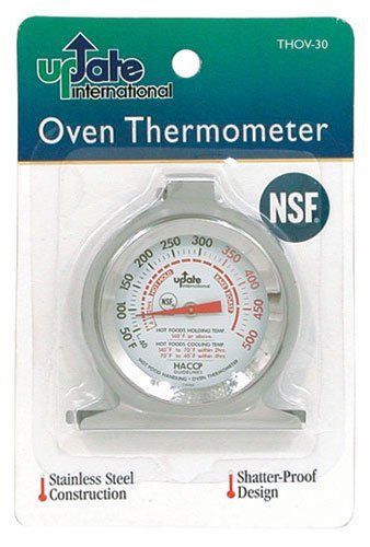 NEW Update International THOV-30 Stainless Steel Oven Thermometers  3-Inch
