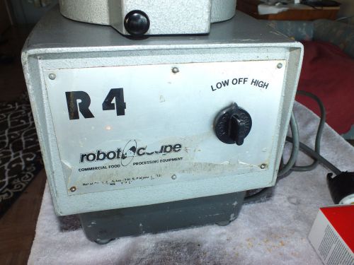 Robot Coupe R 4 Food Processor Commercial W/Blade - 3 PHASE  - 208V