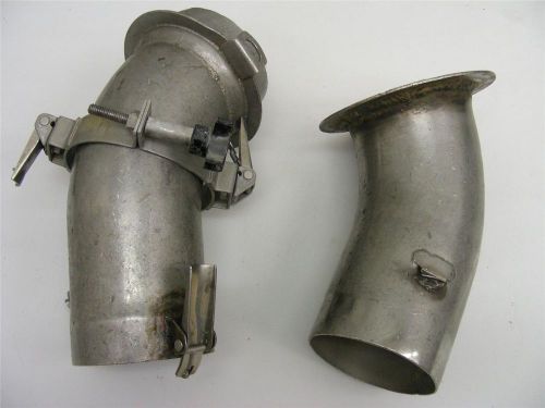 USED COMMERCIAL HOBART MEAT GRINDER OUTPUT SHOOT SPOUT