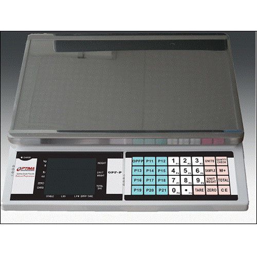 Optima 12lb capacity parts counting balance scale 13.5&#034; x 13&#034; g kg lb oz opf-p6 for sale
