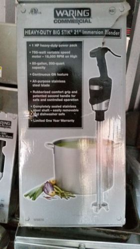 Waring WSB70 Immerson blender. 21&#034; shaft. Brand new in box