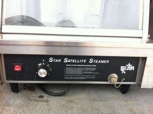 Star Hot Dog Satellite Steamer with Bun Warmer Rack Model 179-A 179A