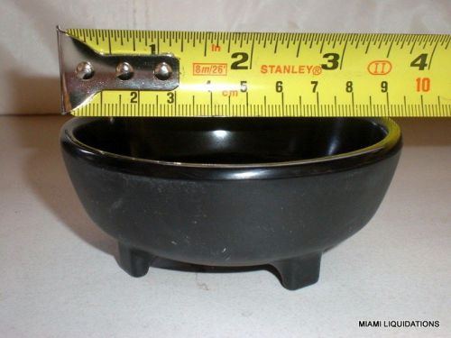 Lot of 48 3oz Ramekin molcajete Carlisle 0873-03  black BPA free NSF made in USA