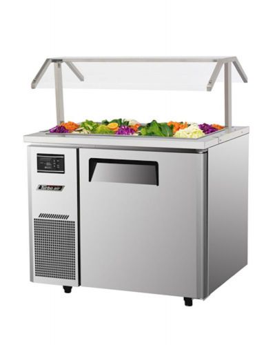 New turbo air 36&#034; j series stainless steel buffet table !! brand new w/ 1 door! for sale