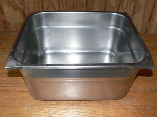 SECO WARE 6&#034; Deep Half Size  Stainless Steel Steam Table Pan