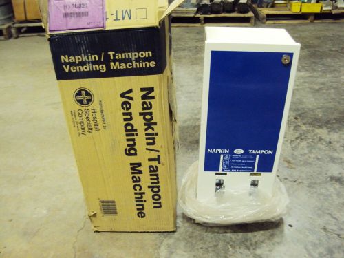 HOSPITAL SPECIALTY COMPANY MT1-25 NAPKIN/TAMPON MACHINE, DUAL NO. 1 (NEW IN BOX)