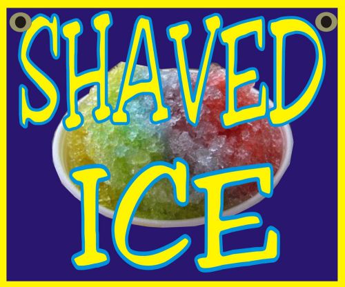 SHAVED ICE PVC SIGN